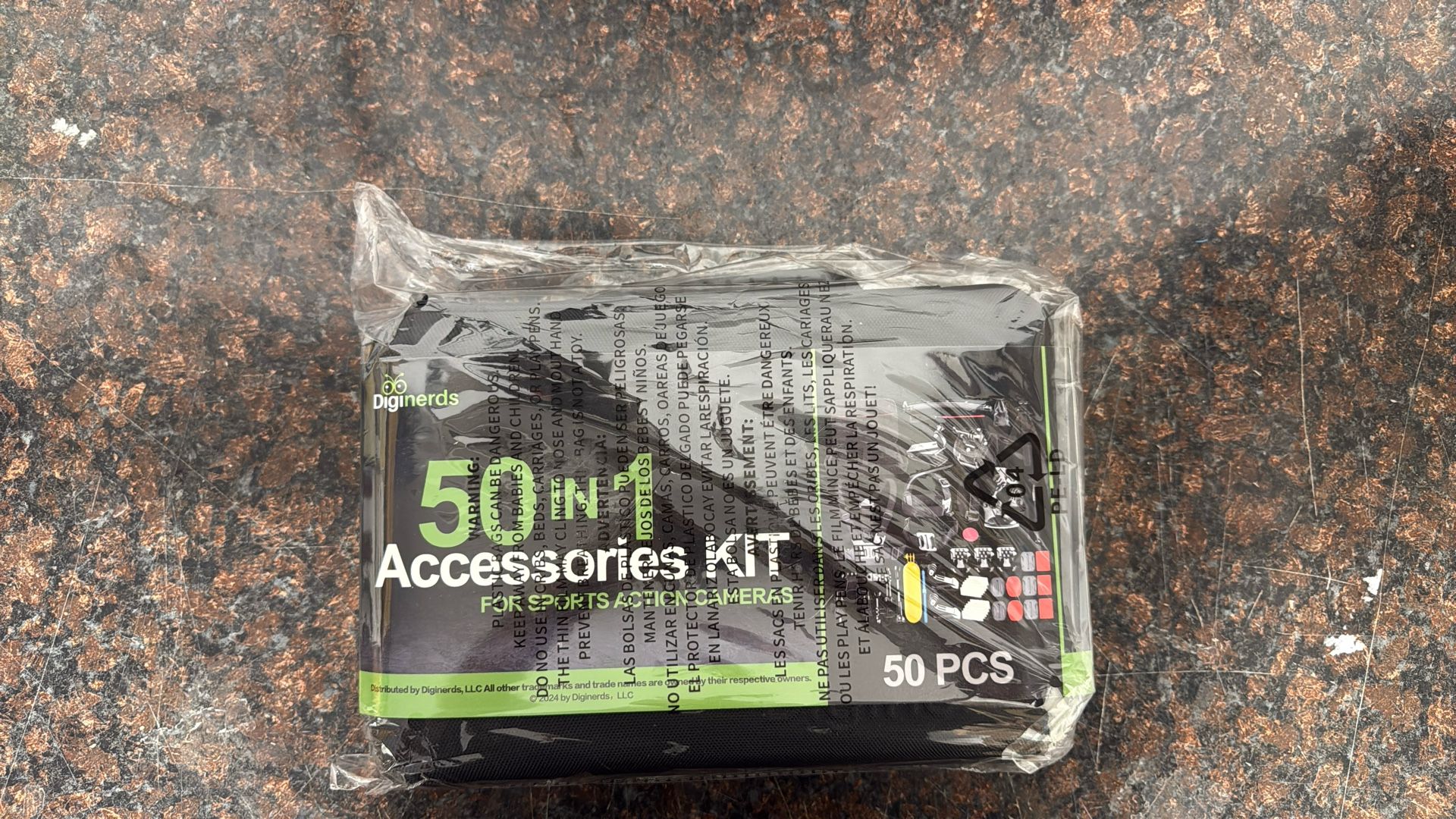 50 in 1  Accessories Kit For Sports Action Cameras 