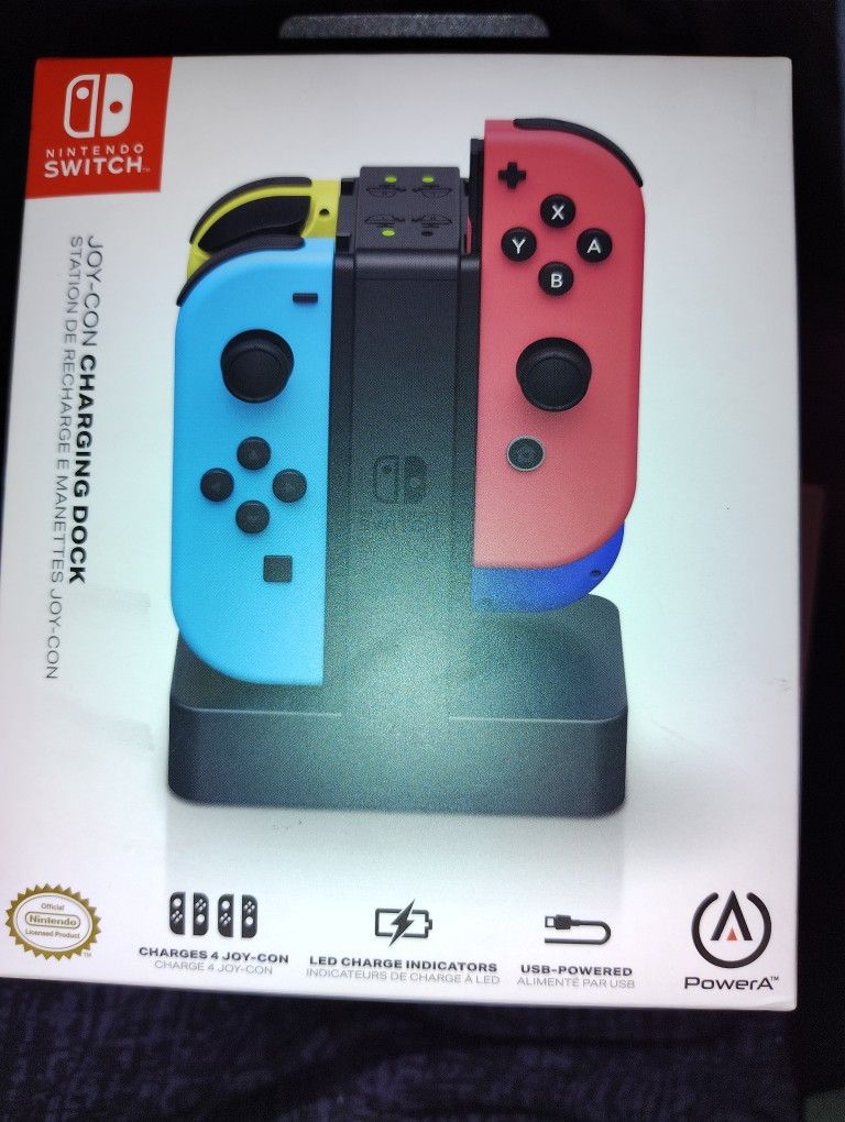 Joy Con Charging Dock Charges 4 At Once