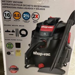 Brand New Shop-Vac 16 Gallon Wet/Dry Vacuum – 6.5 HP