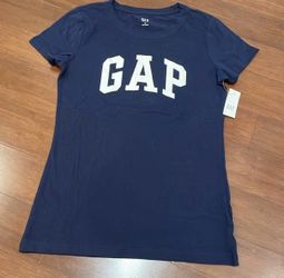 Gap Navy Blue Logo T-Shirt NWT Size xs