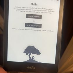 Paper white Kindle 