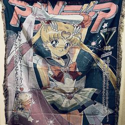 Sailor Moon Wall Rug Tapestry 