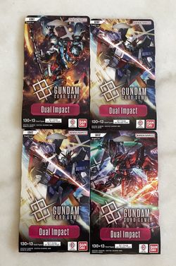 Gundam The Card Game: Dual Impact Booster Packs (set of 4)