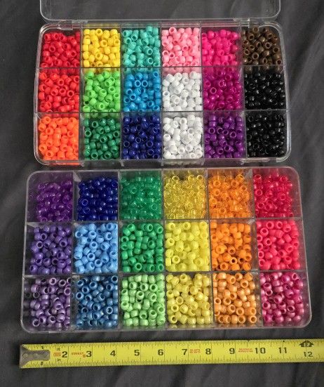 Creatology Large Rainbow Pony Bead Boxes