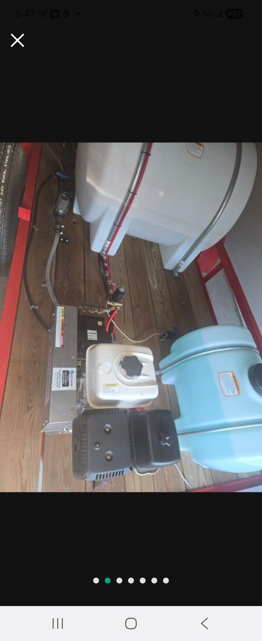 Trailer With Pressure Washer