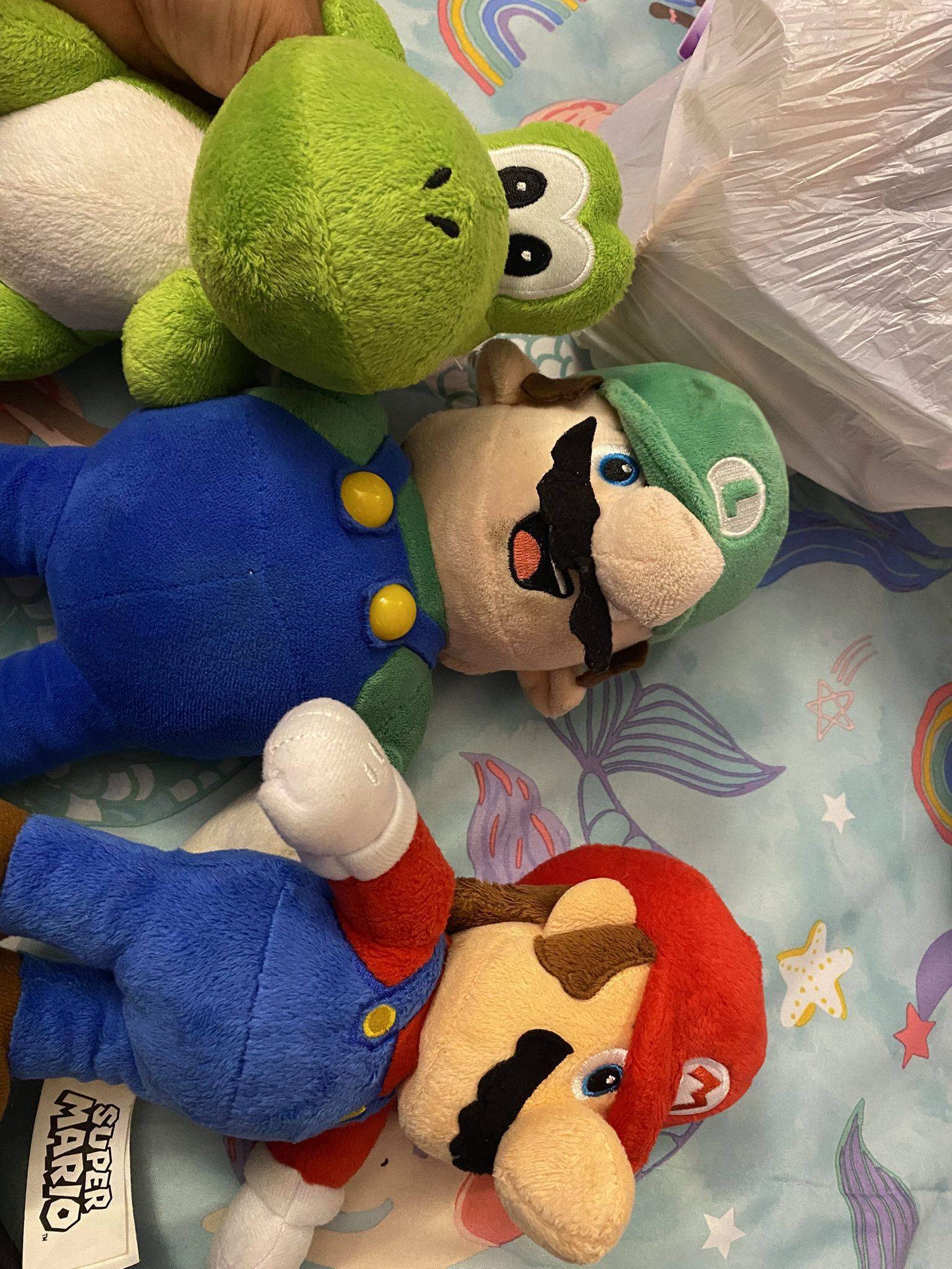 Mario Plushies 