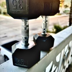 35lb Dumbbells 1 For $35 2 for $50