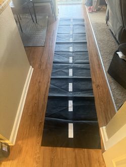 Runway race track for party