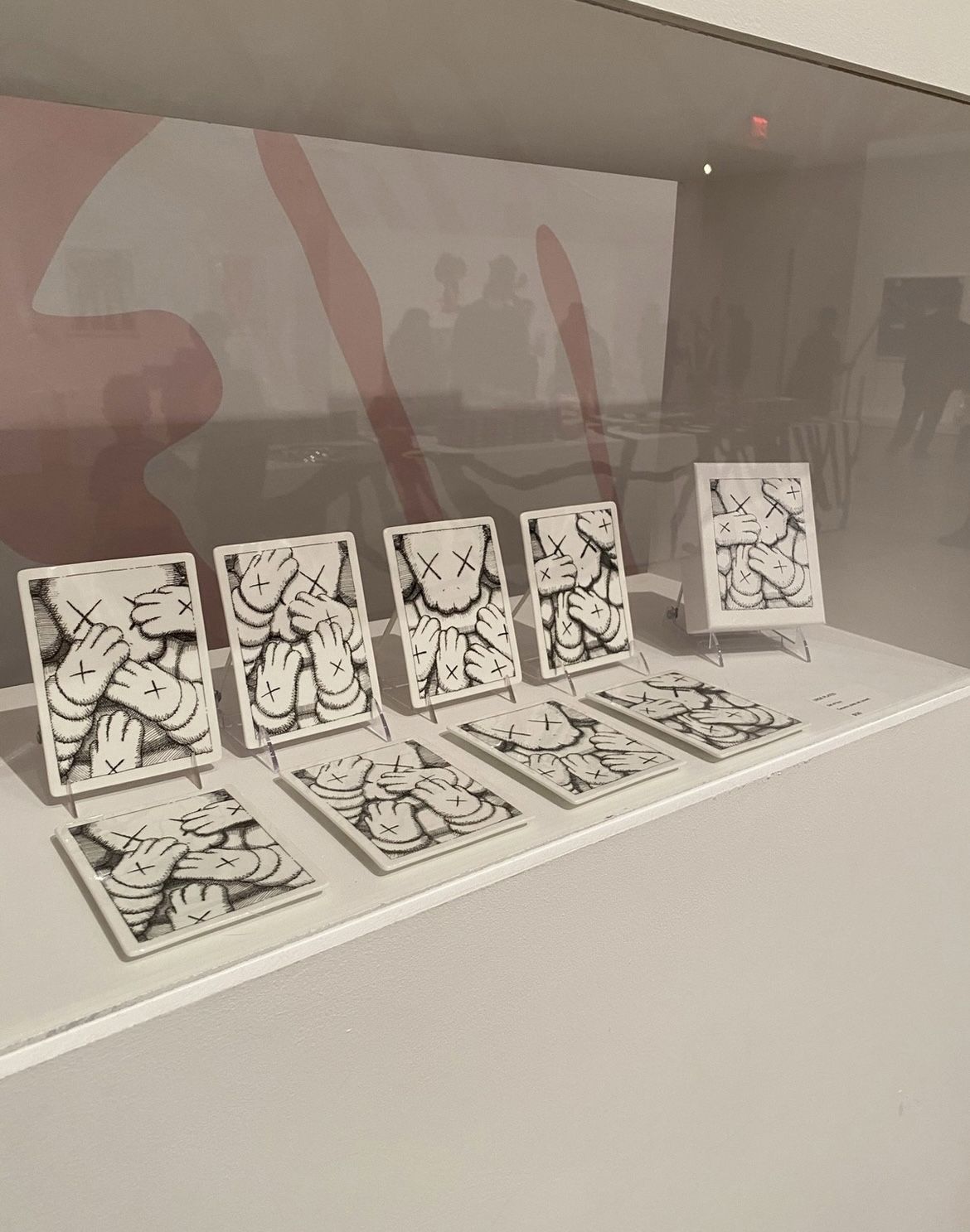 Kaws what party URGE ceremic plates set of 4