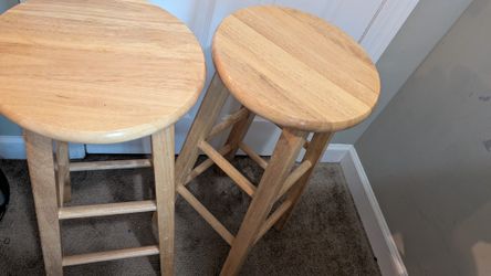 Two Wooden Stools