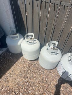 3 Empty Propane Tanks Great Condition
