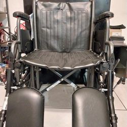 Hospital wheelchair.