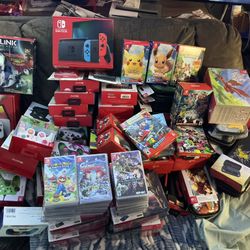 Nintendo switch ultimate edition collection all sealed TRADES ARE WELCOMED OR BEST OFFER 