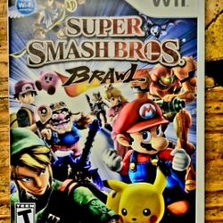 Wii Super Smash Brothers Brawl. Check My Other Listings For More Wii Games 