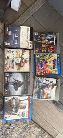 40$ All PS3 & PS4