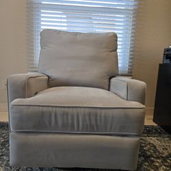 Upholstered Swivel Reclining Glider