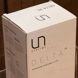 UNS Delta 30 Canister Filter for Aquariums - 2 Stage External Fish Tank Filter