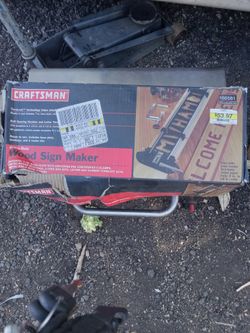 Craftsman Wood Sign Maker
