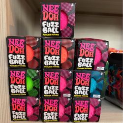 Nee Doh Fuzz Ball Flower Power Squishy Fidget Toy