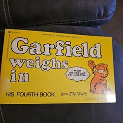 Garfield Weights In His 4th Book by Jim Davis (1982, Paperback)