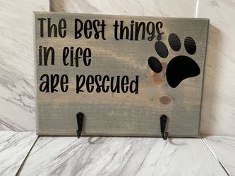 Custom dog leash holders