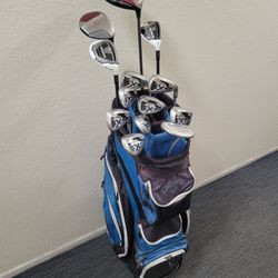 Men's Callaway and Taylormade Golf Clubs Set 