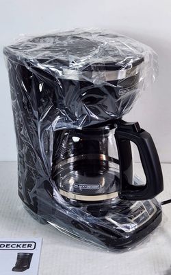 Black+Decker CM1160B 12-Cup Programmable Coffee Maker, Black
