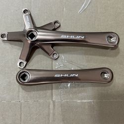Shun Aluminum Bicycle Crank Arm Set 170mm Ebike