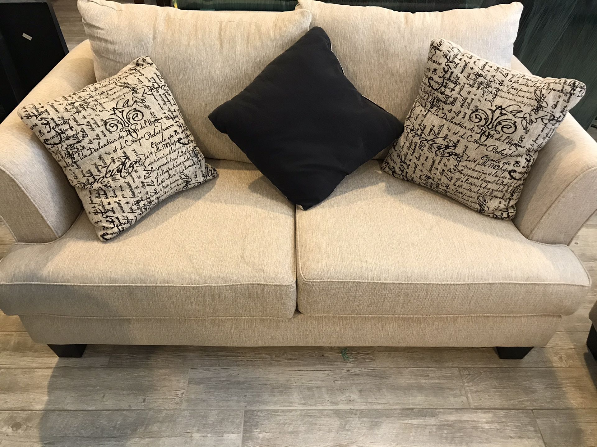 Couches - loveseat and sofa