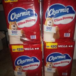CHARMIN ULTRA STRONG  MEGA. 30=120