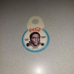 VINTAGE 1976 COCA-COLA CHICAGO BEARS COLLECTIBLE DISC FEATURING WAYMOND BRYANT 