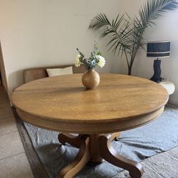 Vintage Dining Table - Solid Wood