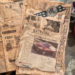 Vintage Newspapers 