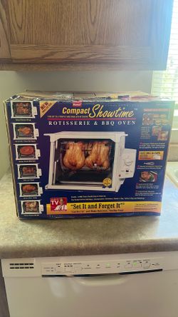 Black rotisserie oven