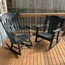 Wooden Rocking Chairs- PENDING PICK UP 