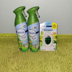 3 Febreze Air Freshener (2 Spray/1 Small Space)