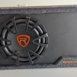 Rockville RWS12CA Slim 1200 Watt 12“ Amplified Powered Car Subwoofer Enclosure