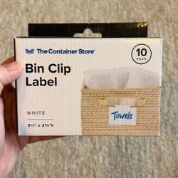 Bin Labels (metal)