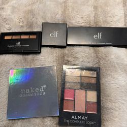 Makeup Bundle Elf, Almay, Naked Cosmetics 5 Pallets Total