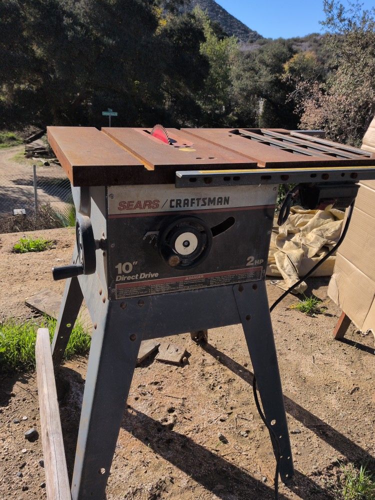 Sears Craftsman Table Saw 