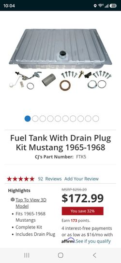 Ford Mustang fuel tank new