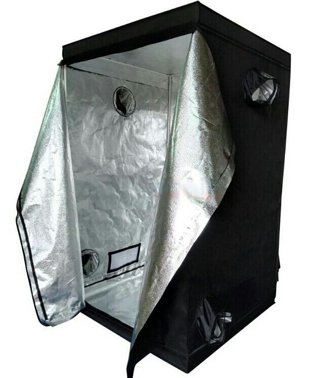 NEW IN BOX 4x4 Grow Tent with metal poles & corners + Tons of New Grow Equipment LEC, LED, Fans & Filters