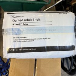 18-Pack Quilted Adult Diapers/Briefs, Size Large BRAND NEW