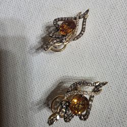 Le Vian Cinnamon Citrine & Diamond Drop Earrings in 14K Honey Gold® – Stunning Designer Jewelry