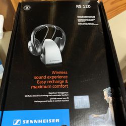 sennheiser headphones rs120 Wireless Bnib