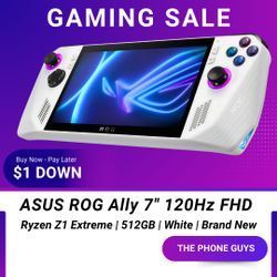 🎮Your Pocket-Sized Powerhouse: ASUS ROG Ally 7 -Pay $1 DOWN AVAILABLE - NO CREDIT NEEDED