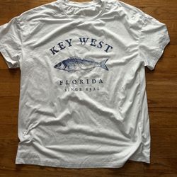 Key West Florida white tee size medium 