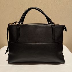Coach Large Pebbled Leather Borough Bag