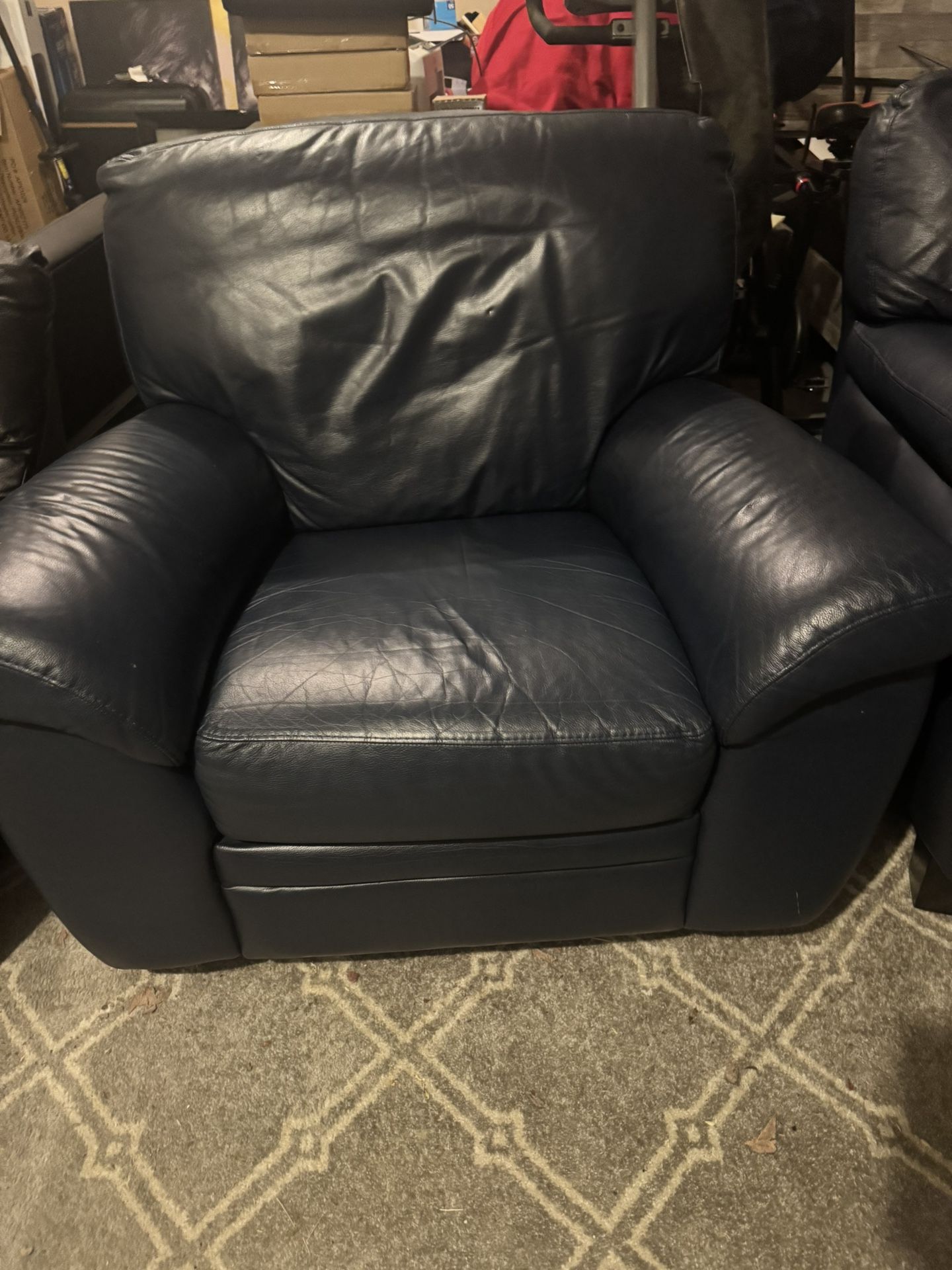 Couch & Swivel Recliner