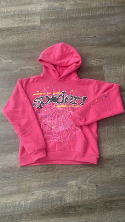 Pink Spider Hoodie Size M